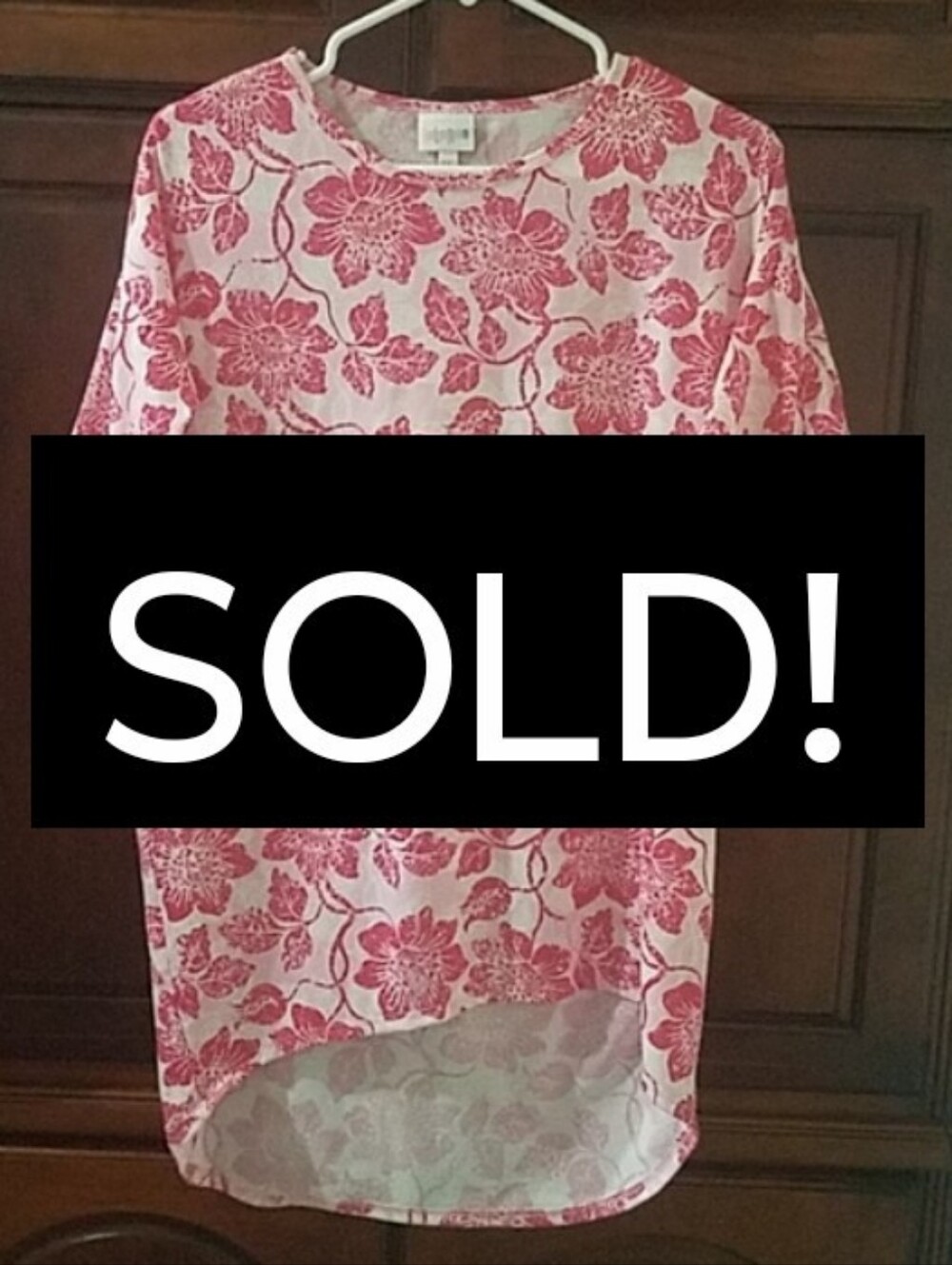 🌹NWT LuLaRoe size XXS pink Irma shirt